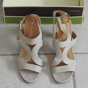 Naturalizer Arian Cream High Heels, Size 8.5